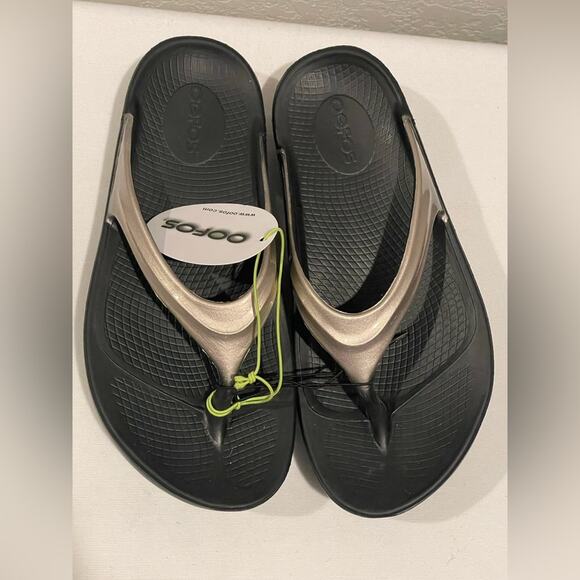 OOFOS OOlala Sandals Latte - US Women's 6 EU 37 - Picture 2 of 7